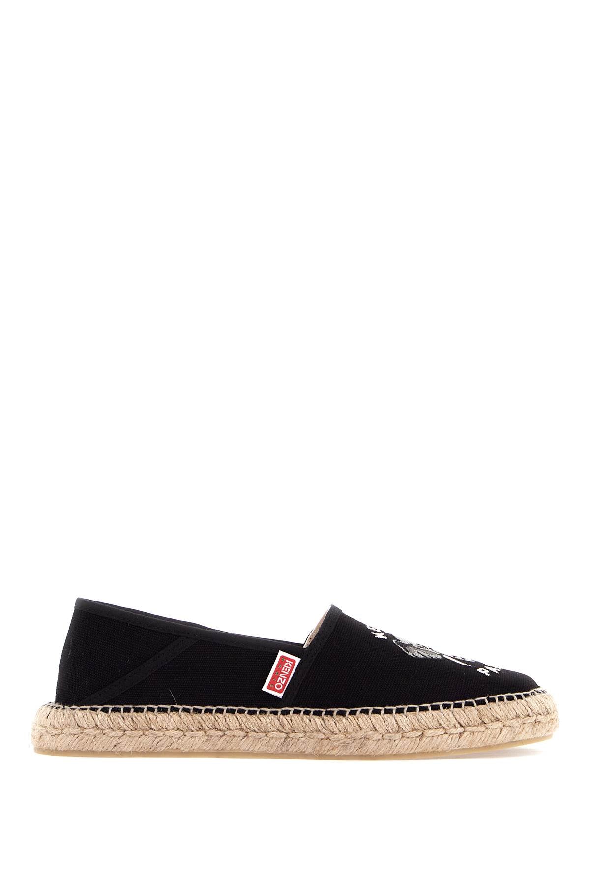 Kenzo canvas espadrilles with logo embroidery