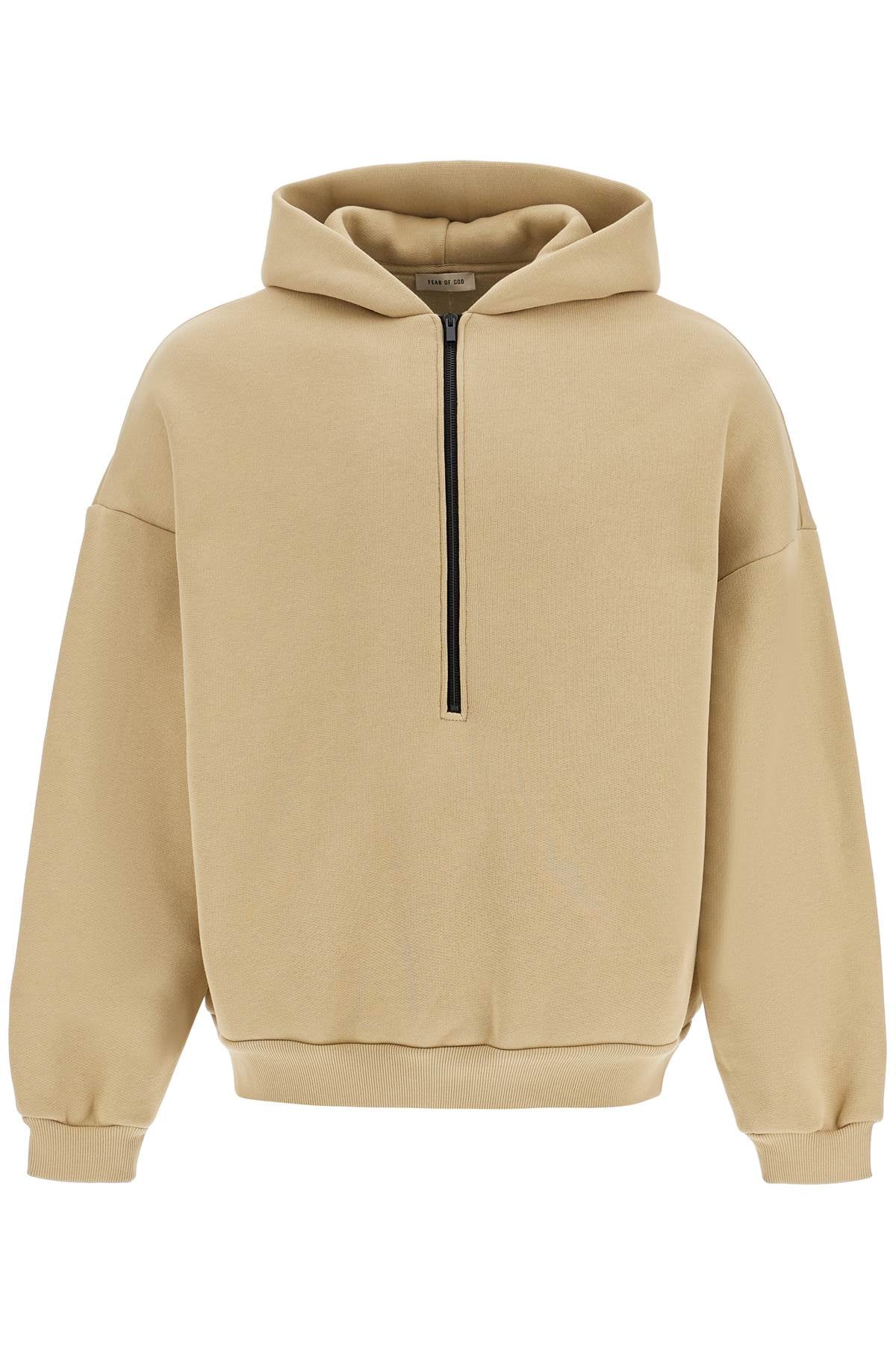 Fear Of God hooded sweatshirt with half zip