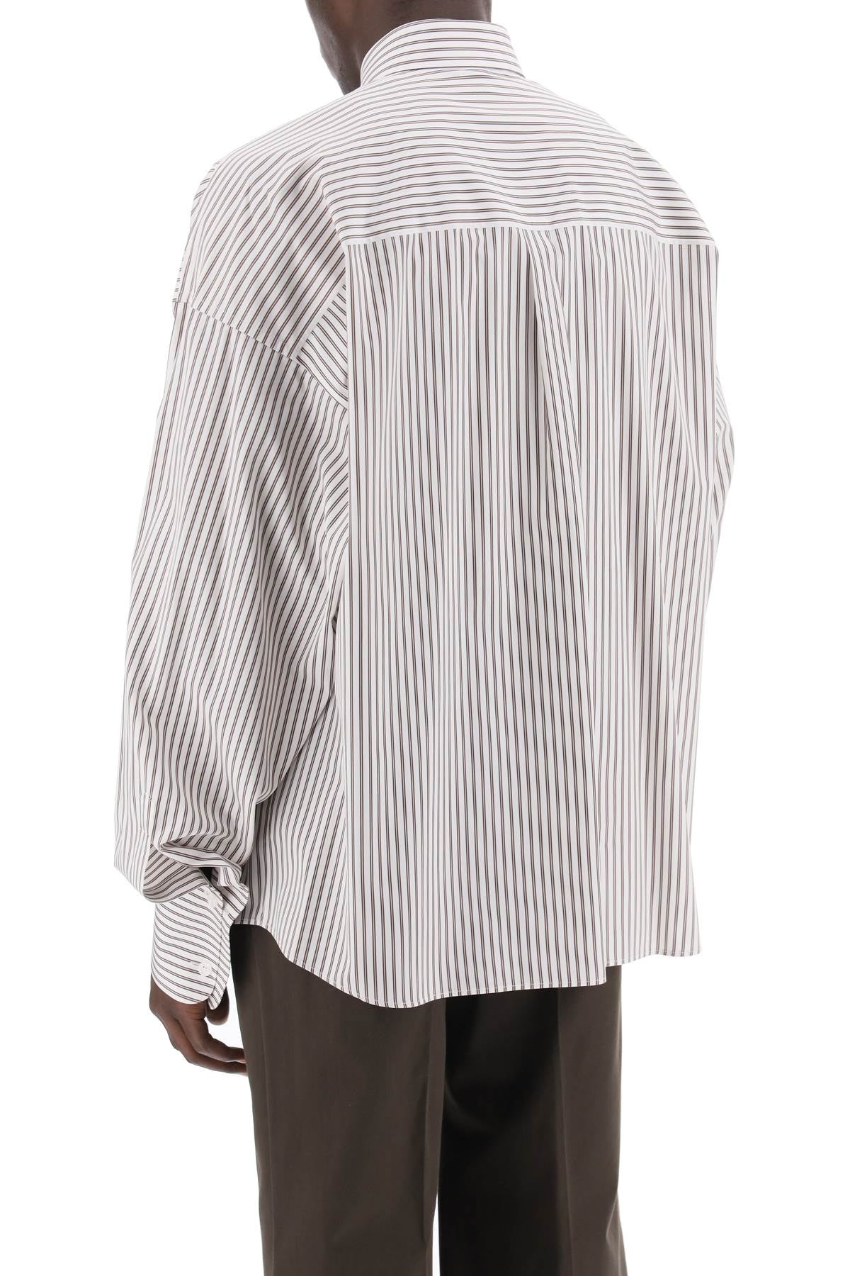 Dolce & Gabbana "oversized striped poplin shirt