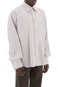 Dolce & Gabbana "oversized striped poplin shirt