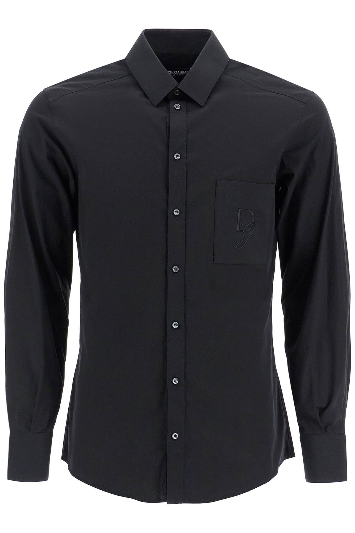 Dolce & Gabbana embroidered pocket shirt with