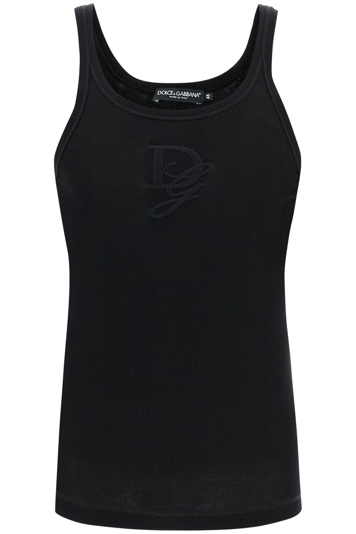 Dolce & Gabbana "tank top with dg embroidery