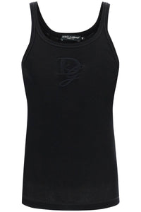 Dolce & Gabbana "tank top with dg embroidery