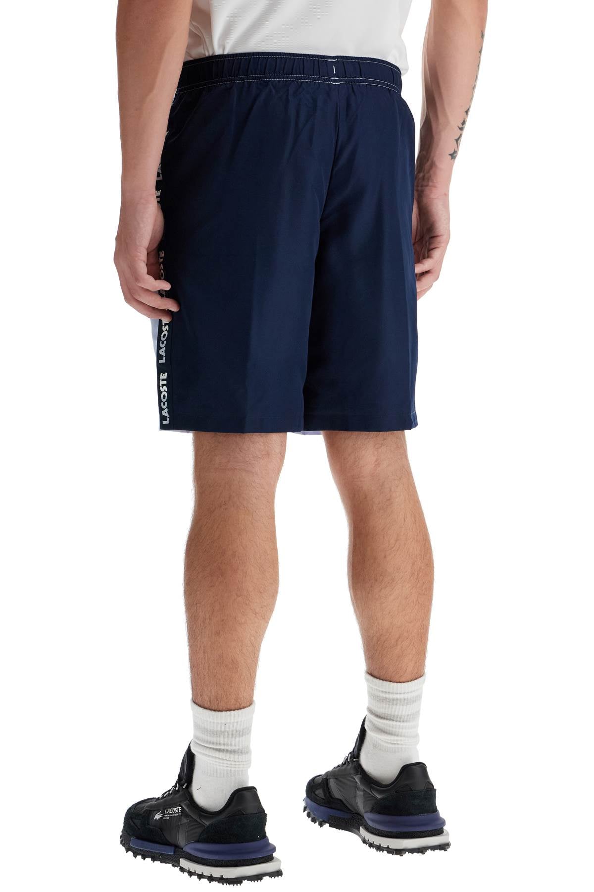 Lacoste with logo on the bermuda shorts