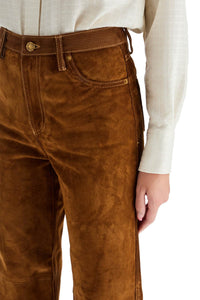 Golden Goose suede leather pants for men