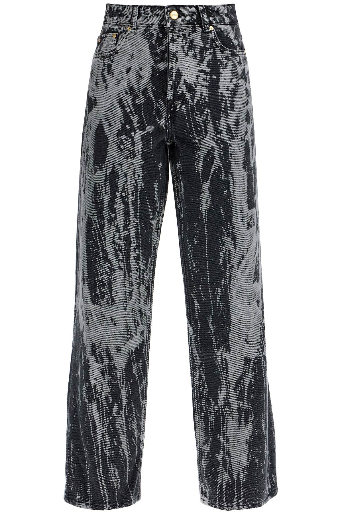 Ganni tie-dye jeans