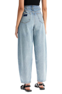 Ganni organic denim tapered jeans