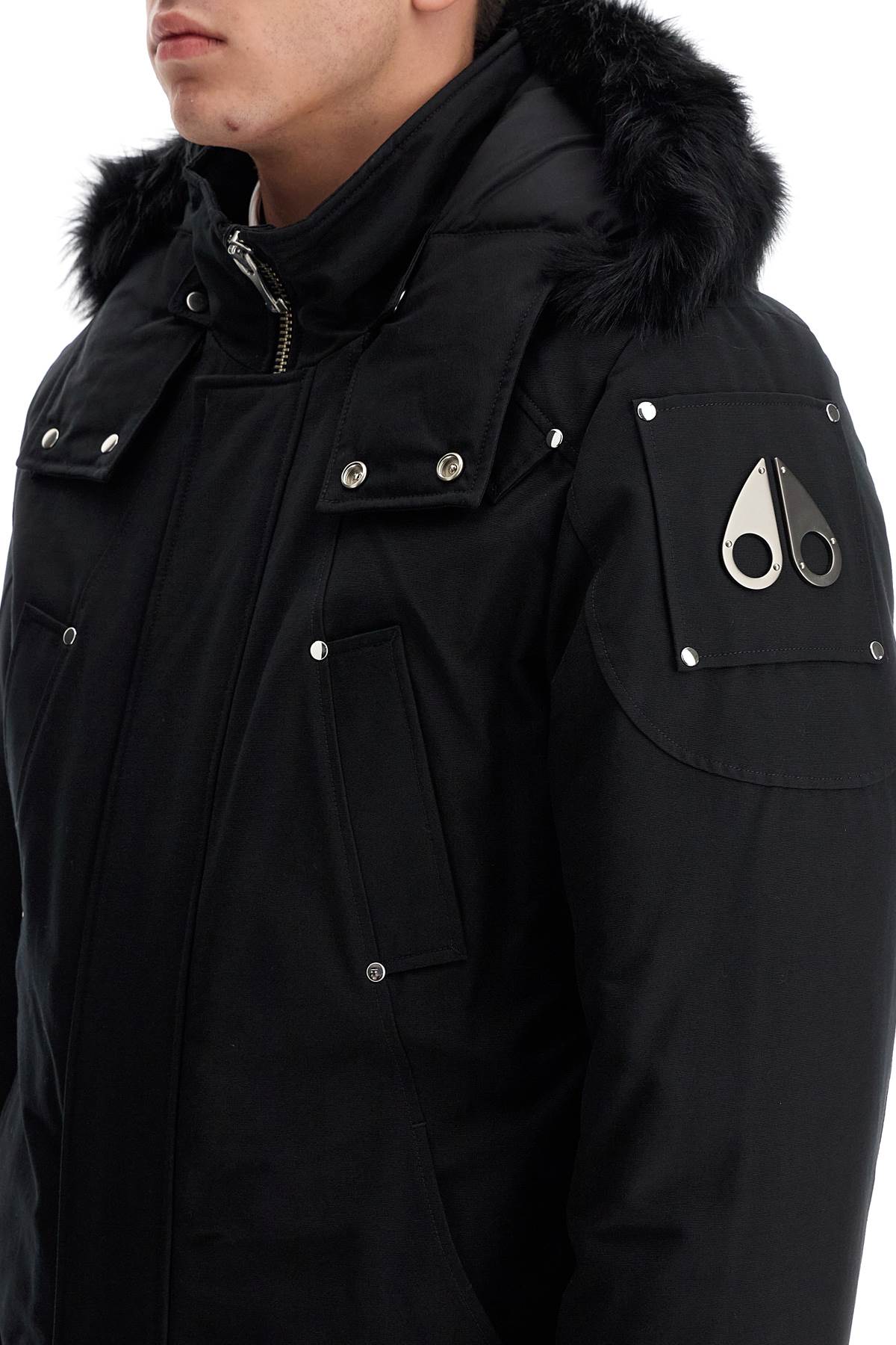 Moose Knuckles original stirling hooded down parka