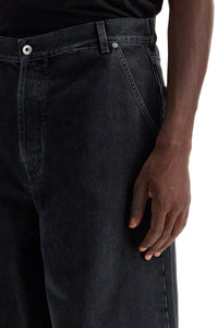 Off-White wide five-pocket jeans with spacious