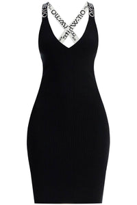 Off-White knitted dress with branded straps