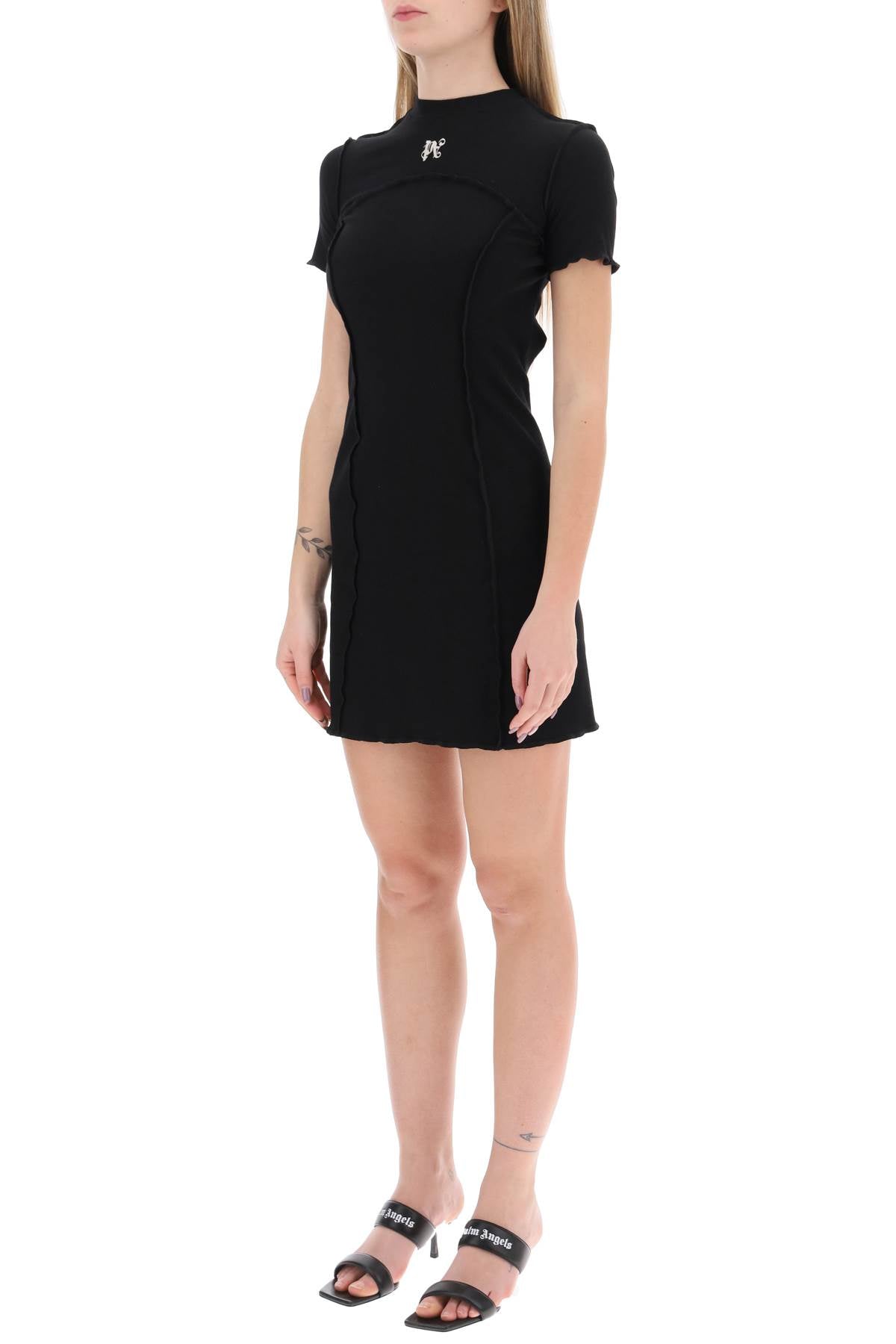 Palm Angels ma  "mini inside-out dress with mon