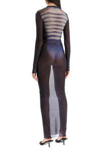 JEAN PAUL GAULTIER long mesh dress 'le mâle'