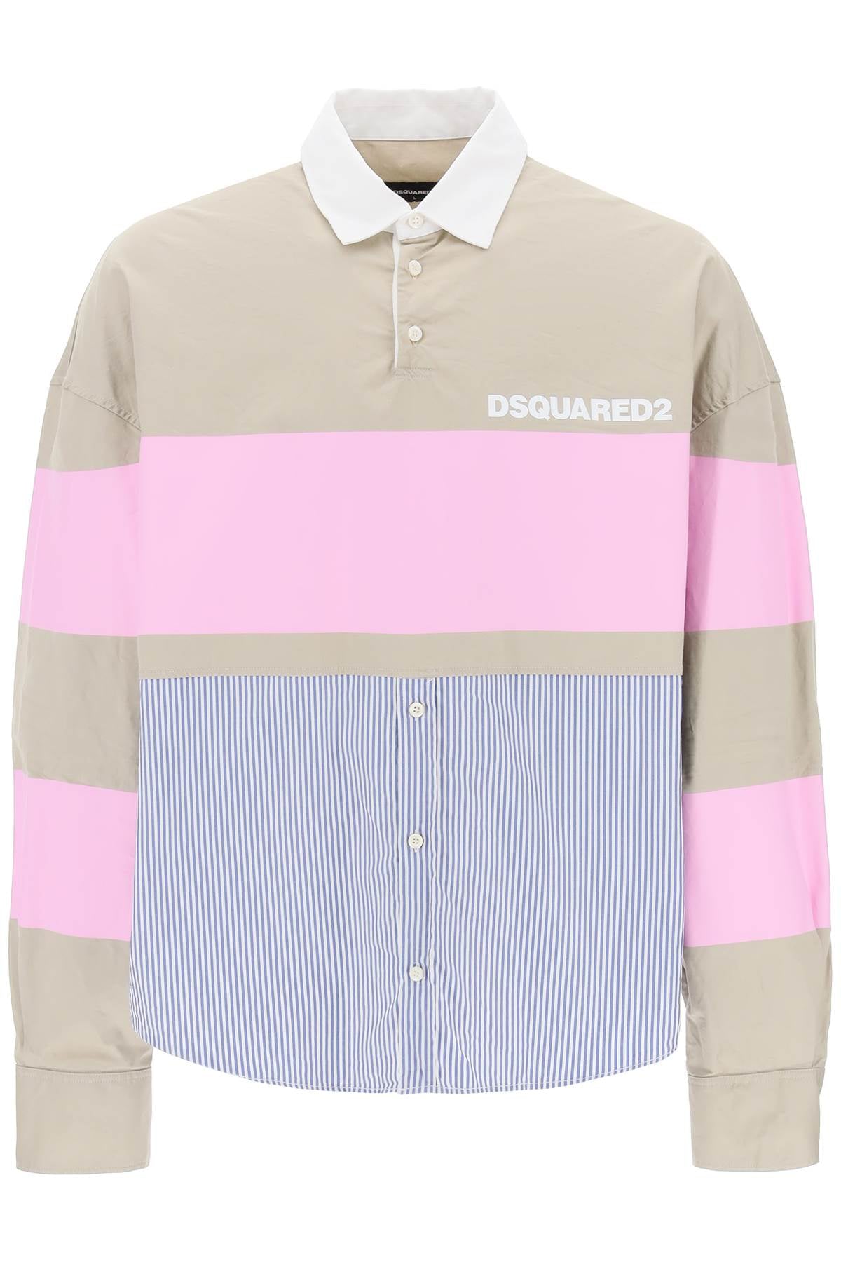 Dsquared2 oversized hybrid shirt