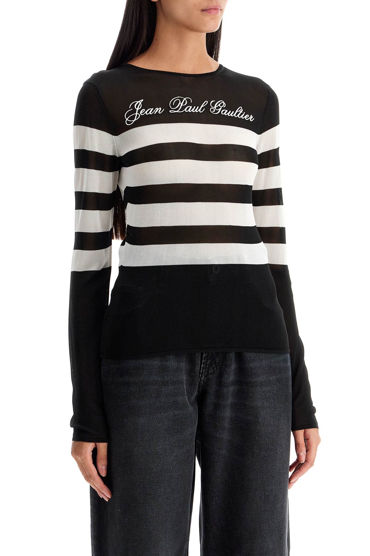 JEAN PAUL GAULTIER lightweight signature striped sailor