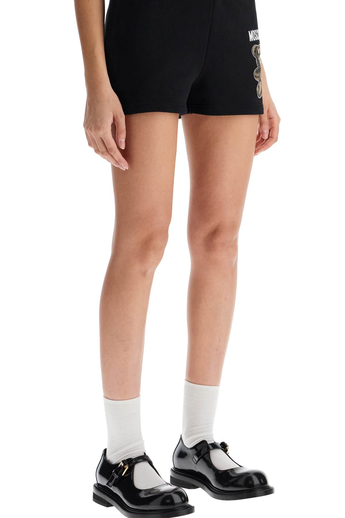 moschino teddy bear sports shorts