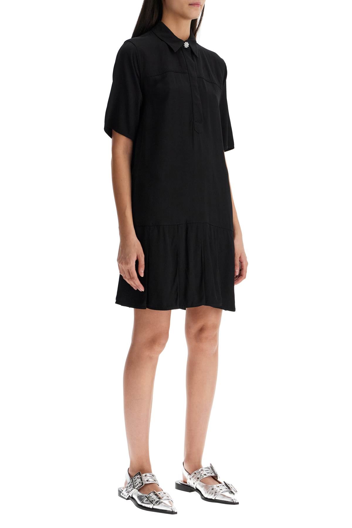 Ganni "viscose mini dress with