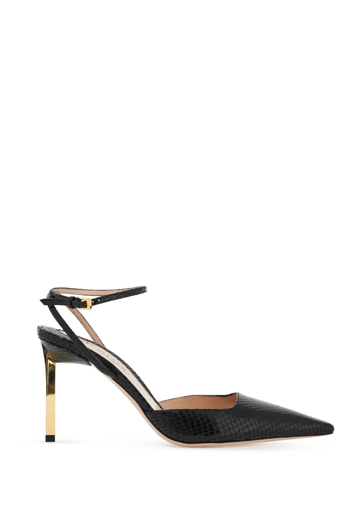 Tom Ford cocco print slingback décol