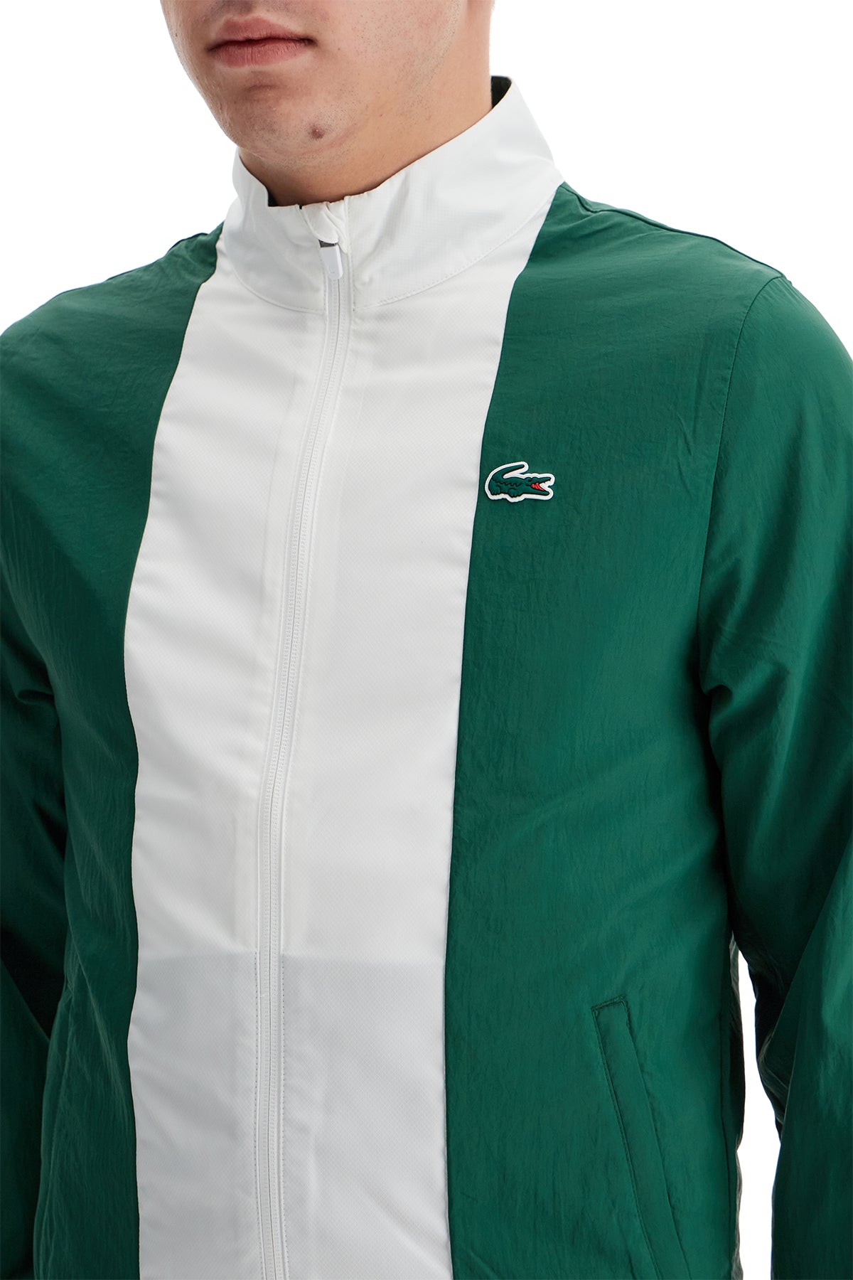 Lacoste in mesh  sporty jumpsuit