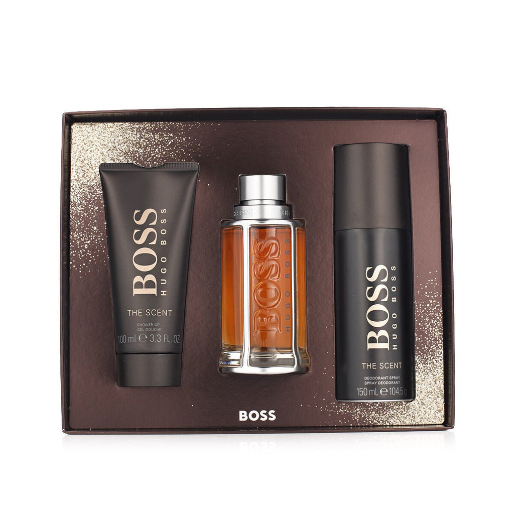 Men's Perfume Set Hugo Boss 3 PiecesBeauty, Perfumes and fragrancesHugo BossSTIILI