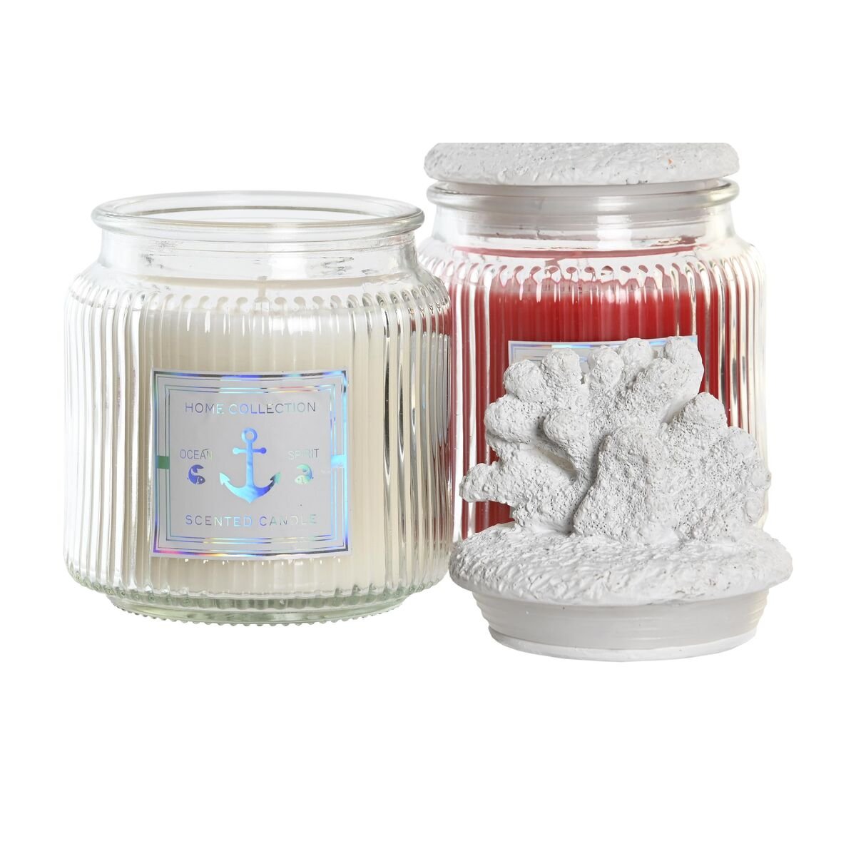 Scented Candle DKD Home Decor Coral Mediterranean 430 g (2 Units)Beauty, Perfumes and fragrancesDKD Home DecorSTIILI