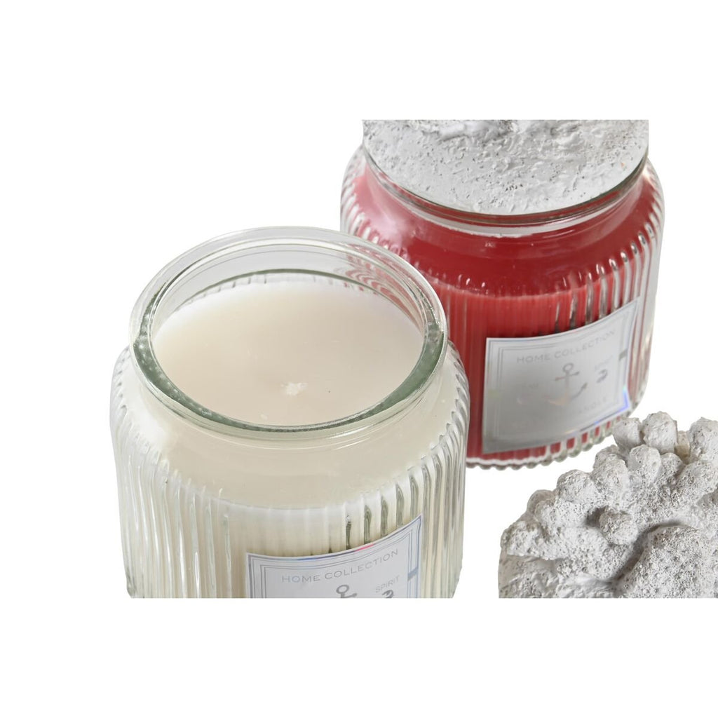 Scented Candle DKD Home Decor Coral Mediterranean 430 g (2 Units)Beauty, Perfumes and fragrancesDKD Home DecorSTIILI