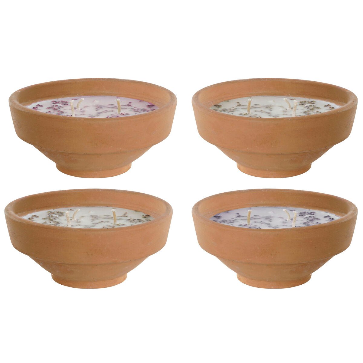 Scented Candle DKD Home Decor Natural Cottage 250 g (4 Units)Beauty, Perfumes and fragrancesDKD Home DecorSTIILI