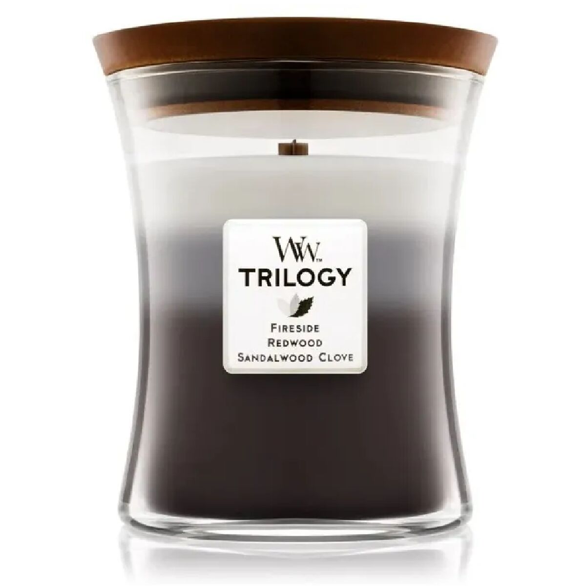 Scented Candle Woodwick Trilogy Medium Warm WoodsBeauty, Perfumes and fragrancesWoodwickSTIILI